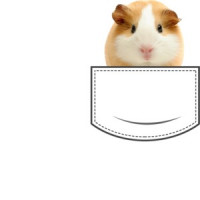 Guinea Pig in pocket - pocket pet t-shirt