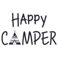Happy Camper teepee - Happy Camper T-Shirt