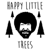 Happy Little Trees - Bob Ross Funny T-Shirt