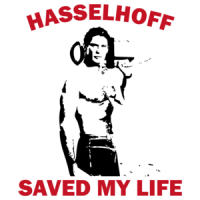 Hasselhoff Saved My Life T-shirt