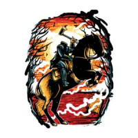 Headless Horseman Hatchetman Spooky T-Shirt