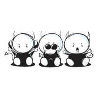 Hear No Evil See No Evil Speak No Evil Kid's T-shirt