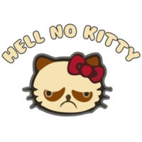 Hell No Kitty - Hello Kitty Parody T-Shirt