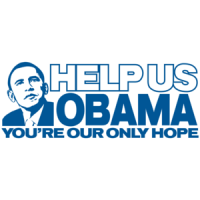 Help Us Obama You're Our Only Hope T-shirt