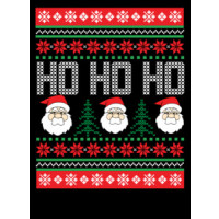 Ho Ho Ho Ugly Christmas Sweater