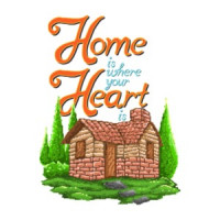 Home Is Where Your Heart Is Retro T-Shirt