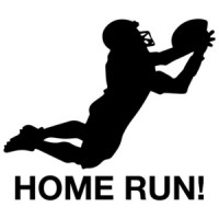 Home Run Funny Football Shirt