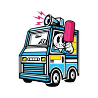 Horror Ice Cream Truck Retro T-Shirt