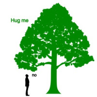 Hug me - No. Anti environmentalist t-shirt