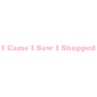 I Came I Saw I Shopped T-Shirt