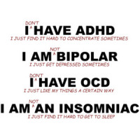 I don't have ADHD - I just find it hard to concentrate sometimes - funny t-shirt