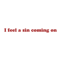 I feel a sin coming on T-Shirt