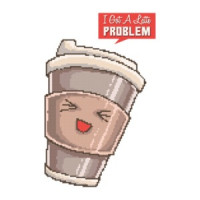 I Got A Latte Problem Retro Cute T-Shirt