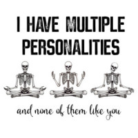 I have multiple personalities and none of them like you. Sarcasm T-Shirt