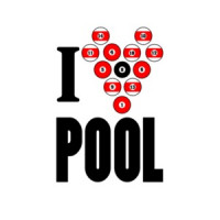 I Heart Pool Billiards T-Shirt
