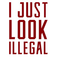 I just look illegal - sarcastic t-shirt