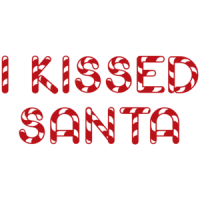 I Kissed Santa T-shirt 