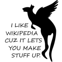 I like wikipedia cuz it lets you make stuff up T-Shirt