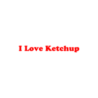 I Love Ketchup T-Shirt