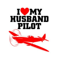 I Love My Husband Pilot T-Shirt