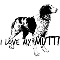 I love my mutt - mutt t-shirt