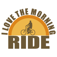 I Love The Morning Ride T-shirt
