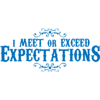 I Meet Or Exceed Expectations T-shirt 