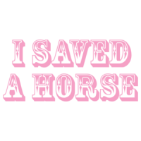 I Saved A Horse T-shirt