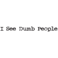 I See Dumb People T-shirt