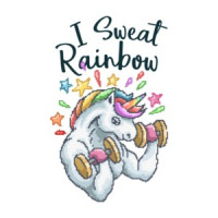 I Sweat Rainbow Unicorn T-Shirt