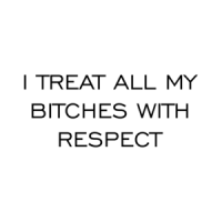I TREAT ALL MY BITCHES WITH RESPECT Shirt