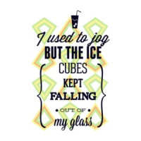 I Used To Jog But The Ice Cubes Kept Falling Out Of My Glass T-Shirt