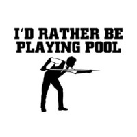 I'd Rather Be Playing Pool T-Shirt