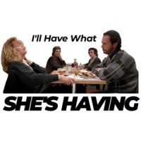 I'll have what she's having - When Harry Met Sally - 80's T-Shirt