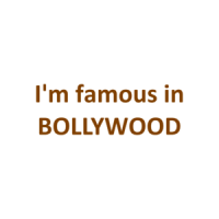 I'm famous in BOLLYWOOD Shirt