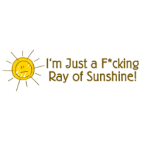 I'm Just A F*cking Ray Of Sunshine T-shirt 