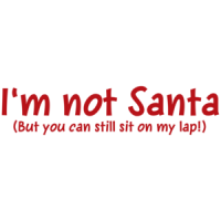 I'm Not Santa But You Can Still Sit On My Lap T-shirt 