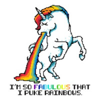 I'm So Fabulous That I Puke Rainbows T-Shirt