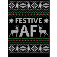Jolly AF Ugly Christmas Sweater