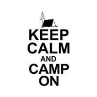 Keep Calm And Camp On T-Shirt