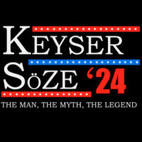 Keyser - Soze 2024 - The man, the myth, the legend - 2024 Election - The Usual Suspects 90's T-Shirt