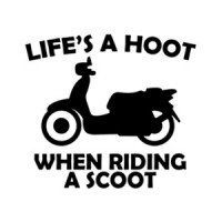 Lifes A Hoot When Riding A Scoot T-Shirt