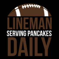 Lineman - Serving Pancakes Daily - Football T-Shirt