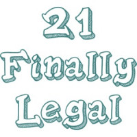 21 Finally Legal - 21 Birthday Shirt