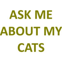 ASK ME ABOUT MY CATS Funny  Shirt
