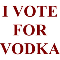 I VOTE FOR VODKA T-Shirt