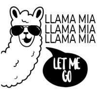 Llama Mia Llama Mia Llama Mia  Let me go - funny queen bohemian rhapsody parody t-shirt