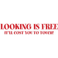 Looking Is Free It'll Cost You To Touch T-shirt