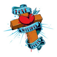 Love Sometimes Hurts Christian T-Shirt