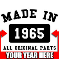 Made In Birth Year Custom Tee